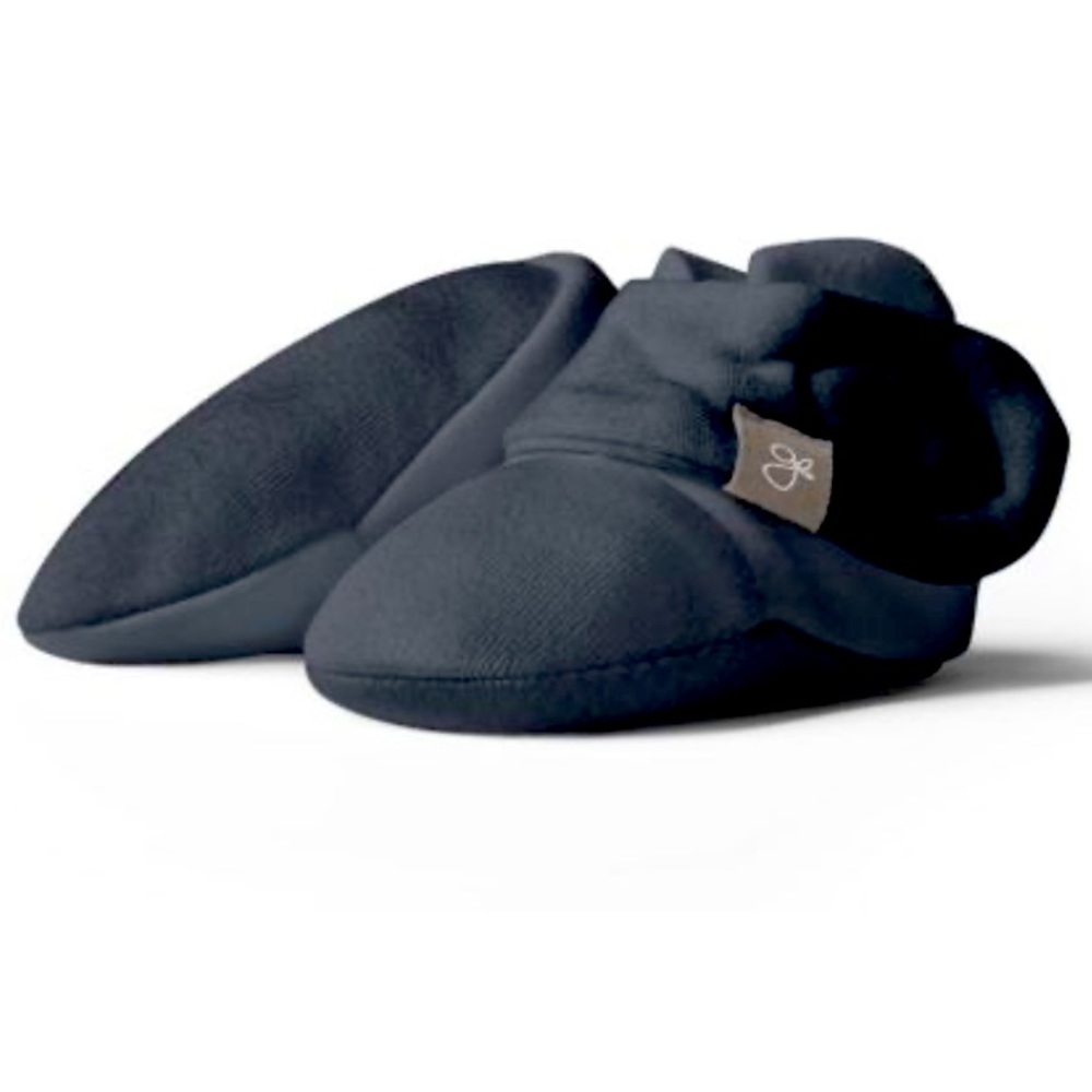Goumi Baby Booties Navy 3-6 Month NWT